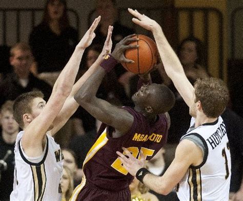 Central michigan university men's basketball - Bio. Bio. Stats. Media. 2020-21: Played in 19 games, making 14 starts ... averaged 5.5 points and 5.8 rebounds per game in 21.6 minutes per game ... led CMU in blocked shots (27) and ranked No. 2 in the MAC (1.4 per game) ... ranked second on the team in offensive rebounds (38) and third in defensive rebounds (72) ... shot .542 overall from the ... 